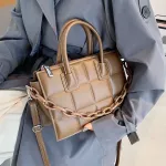 Autumn And Winter Retro Chain Handbag Women's Leather Bags New Pu Soft Leather Women Designer Oulder Mesger Bag Bolsa