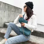 Woman Crossbody Bag Leather New Style In One Wide Straps Oulder Crossbody Bag 3 Pcs Set Oulder Bag With Mini Pocet