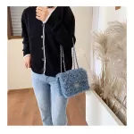 Lambswool Oulder Bags For Women Winter Soft F Fur Handbags And Ses Lady Ca Hi Capacity Chain Bag Designer Bag