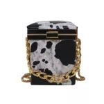 Mini Box Totes New Hi Quity Leather Flap for Women Designer Handbag Contrast Cr Chain Oulder Mesger Bag
