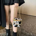 Mini Box Totes New Hi Quity Leather Flap For Women Designer Handbag Contrast Cr Chain Oulder Mesger Bag