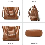 Herd Women's Handbags Hi Quity Pu Leather Fe Oulder Bags Large Capacity Ca Tote Bag Ladies' Ng Bag