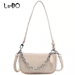 Lucdo Elnt Lizard Pattern Underarm Bag Vintage Designer Women Handbag Sml Quity Leather Crossbody Bags For Women