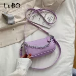 Lucdo Elnt Lizard Pattern Underarm Bag Vintage Designer Women Handbag Sml Quity Leather Crossbody Bags For Women