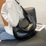 Vintage Pu Leather Oulder Bags Hi Capacity Hand Bag Lady Winter Branded Trending Handbags And Ses