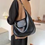 Vintage Pu Leather Oulder Bags Hi Capacity Hand Bag Lady Winter Branded Trending Handbags And Ses