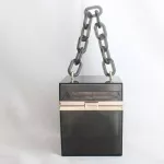 Transparent Clear Acrylic Oulder Bag Women Party Prom Clutch Se Wedding Banquet Handbag Chain Strap Travel O Tote