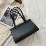 Hi-Quity Large-Capacity Oulder Bag Autumn And Winter New Women's Designer Crocodile Print Tote Bag