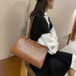 Hi-Quity Large-Capacity Oulder Bag Autumn And Winter New Women's Designer Crocodile Print Tote Bag