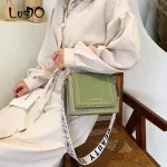 Lucdo Matte Chain Crossbody Bags For Women New Scrub Leather Fe Oulder Mesger Bag Ladies Handbags And Ses Sac