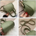 [] Women New Multiple Cr Ell Pu Leather Handbag Personity L-Match Crossbody Oulder Bag Tide 18a1592