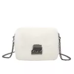 F Rabbit Fur Bag Women Chain Crossbody Bag Oulder Handbag Se Mini Brand Designer Handbags Winter New