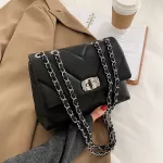 V-E Chain Crossbody Bag for Women SAC A Main Fe Oulder Bag Fe Handbags and SES with Handle