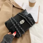 V-E Chain Crossbody Bag for Women SAC A Main Fe Oulder Bag Fe Handbags and SES with Handle