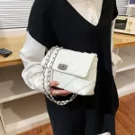 V-E Chain Crossbody Bag for Women SAC A Main Fe Oulder Bag Fe Handbags and SES with Handle