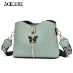 Lure Solid Cr Pu Leather Oulder Crossbody Bags For Women Hi Capacity Ca Totes Ladies Pendant Handbags