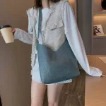 Hi Capacity Crocodile Pattern Pu Leather Oulder Bags for Women Posite Crossbody Mesger Bag Lady Handbags