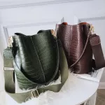 Vintage Leather Stone Pattern Crossbody Bags For Women New Oulder Bag Handbags And Ses Zier Bucet Bags