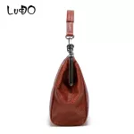 Lucdo Brand Luxury Women Handbags Large Capacity Tote Bag Designer Quity Leather Fe Oulder Bags Bolsa Finina