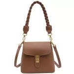 Weave Strap Bucet Bag Women's Oulder Bag Pu Leather Women's Designer Handbag Solid Cr Crossbody Bags For Women 202