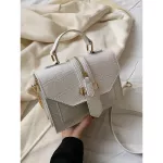 Women's Tor Pu Leather Oulder Bags Lady Solid B And Burgundy Crossbody Chain Handbags Girl Sg Bags