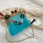 Toyoosy Acrylic Luxury Crossbody Bag Women Transparent Clutches Fe Handbag Clear Pvc Girl Sml Mini Ell Mesger Bag