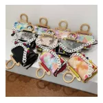 Speci Design Hit CR Stone Pattern Pate Pu Leather Acrylic Chain Handbag Trend Ladies Oulder Bag Women Mesger Bag and SES