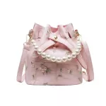 Funmardi E Oulder Bags Women Pearl Design Tote Bags Ladies Bucet Bags Crossbody Posite Woman Handbags Wlhb1916