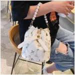 Funmardi E Oulder Bags Women Pearl Design Tote Bags Ladies Bucet Bags Crossbody Posite Woman Handbags Wlhb1916