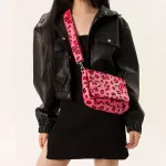 Pard Print Crossbody Bags For Women Autumn Winter H Soft Oulder Mesger Bag Fluffy Handbags And Ses