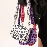 Pard Print Crossbody Bags For Women Autumn Winter H Soft Oulder Mesger Bag Fluffy Handbags And Ses