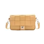 Weave Square Crossbody Bag Spring New Quity Pu Leather Women's Designer Handbag Branded Oulder Mesger Bags