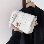 Weave Square Crossbody Bag Spring New Quity Pu Leather Women's Designer Handbag Branded Oulder Mesger Bags