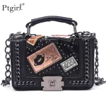 Luxury Handbags Women Bags Designer Flapp Handbag PTGIRL OULDER BAGS MESGER BOLSA FININA SAC FME BES PIN BAG