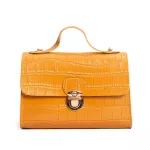 Women's Handbags New Trend Oulder Bag Ladies Mesger Portable Square Yellow RD B Pin Bag for Dating