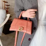 Designer Luxury Soft -Handle Tote Women Tor Leather Hourglass Handbag Girl Brand B L Oulder Mesger Bags Fe