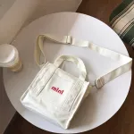 Women's Diagon Brdery Letter Mini Wide Strap Sml Bags Mmer Oulder Portable Canvas Fe Bag Sac A Main