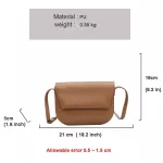 Pu Solid Cr Women Oulder Bag Sml New Daily Wild Dating Ng Ladies Crossbody Bag Brown Girl Mesger Bag