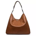 Vintage Large Tote for Women Soft Leather Ladies Mesger Handbags Solid Fe Handle Oulder Crossbody Bags