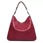 Vintage Large Tote For Women Soft Leather Ladies Mesger Handbags Solid Fe Handle Oulder Crossbody Bags