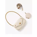 SML PU Leather Oulder Bag for Women New SE and Handbags Fe Travel Crossbody Bag Ladies Chain SG 2 PCS/Set