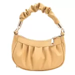 HF Moon Handbags Soft Leather Cloud Bag Women Little Bag Chains Ruched Oulder Crossbody Bags SML Cute Side Bag SAC