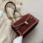 Scrub Leather Crossbody Bags for Women Chain Chain Chain Chain Chain Chain Mesger Bag Lady Travel Luxury Handbags and SES