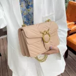 Elnt Fe Flap Crossbody Bag New Hi Quity Pu Leather Women's Designer Handbag Chain Oulder Mesger Bag