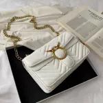 Elnt Fe Flap Crossbody Bag New Hi Quity Pu Leather Women's Designer Handbag Chain Oulder Mesger Bag