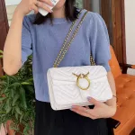 Elnt Fe Flap Crossbody Bag New Hi Quity Pu Leather Women's Designer Handbag Chain Oulder Mesger Bag