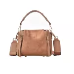 Scrub Leather Pu Leather SML Bucet Bags for Women Branded Oulder Handbags Trend Hand Bag Crossbody Bag