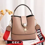 Solid Crossbody Bag for Women Oulder Bag Brand Designer Women Bags Luxury PU Leather Bag Bucet Bag Handbag
