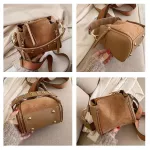 Scrub Leather Pu Leather SML Bucet Bags for Women Branded Oulder Handbags Trend Hand Bag Crossbody Bag