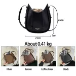 Vintage Pu Leather Oulder BuCet Bags for Women New Brandd Crossbody Hand Bag Lady Trending Handbags and SES